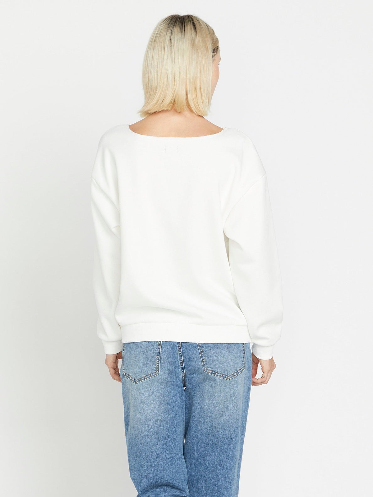 Cutting It Back Crew Top - Star White