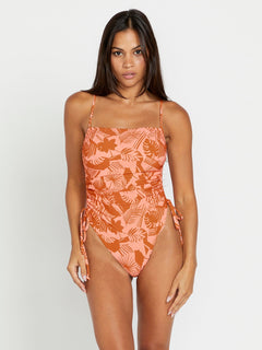 Blocked Out One-Piece Swimsuit - Reef Pink