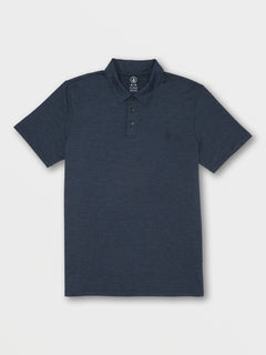 Hazard Pro Polo Short Sleeve Shirt - Navy Heather (A0112304_NVH) [F]