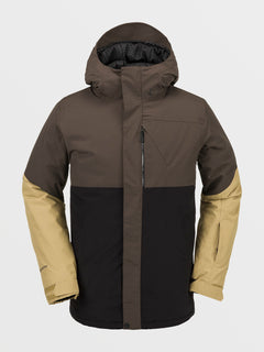 Mens L Insulated Gore-Tex Jacket - Brown (G0452403_BRN) [F]