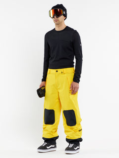 Mens Longo Gore-Tex Pants - Bright Yellow (G1352405_BTY) [40]