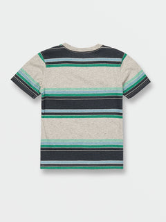 Little Boys Bandstone Crew Short Sleeve Shirt - Grey (Y0112305_GRY) [B]