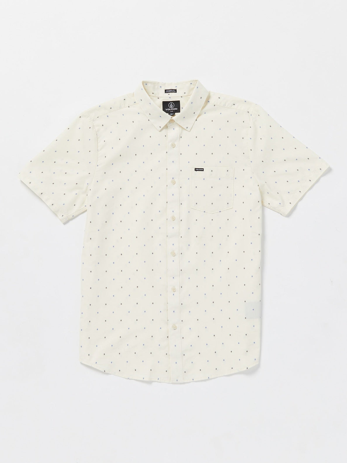 Hone Stone Woven Short Sleeve Shirt - Off White