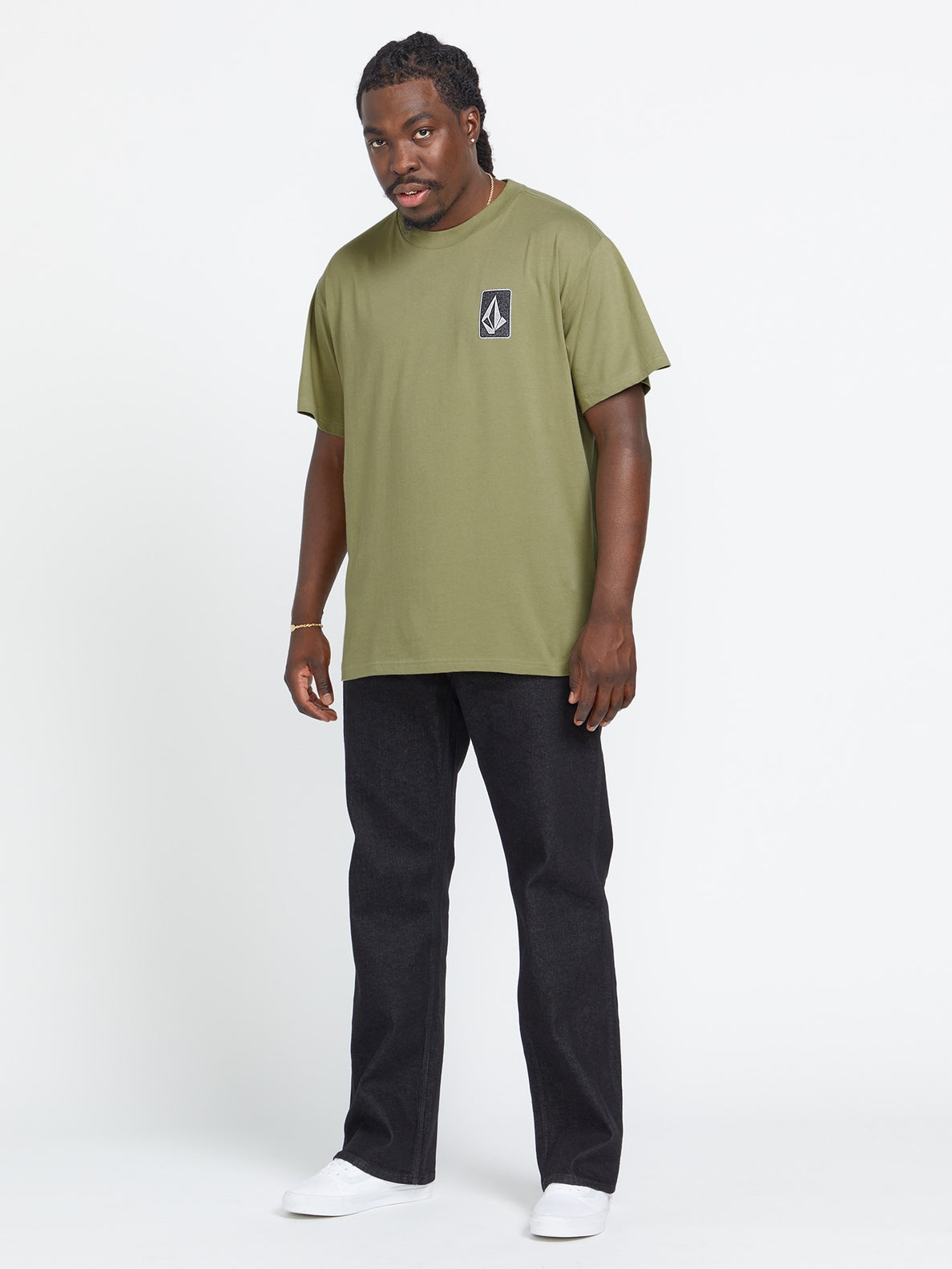 VOLCOM Skate Vitals Originator T-Shirt Thyme Green L