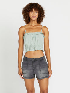 Glowing Up Cami Top - Sea Glass