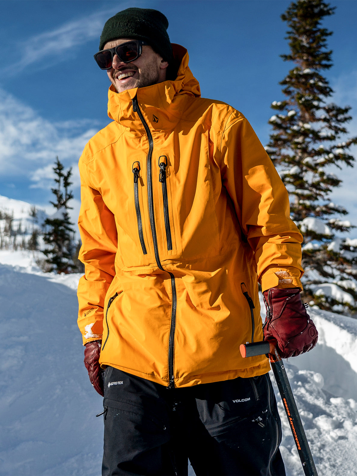 Mens Guide Gore-Tex Jacket - Gold – Volcom Canada