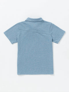 Little Boys Wowzer Polo Short Sleeve Shirt - Stone Blue