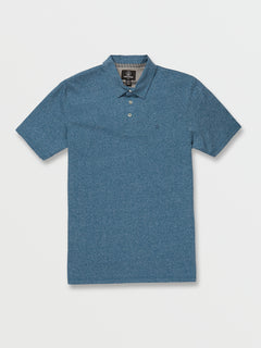 Wowzer Polo Short Sleeve Shirt - Aged Indigo (A0112303_AIN) [F]