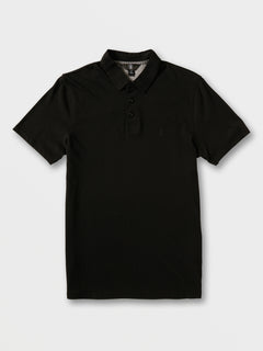 Wowzer Polo Short Sleeve Shirt - Black (A0112303_BLK) [F]