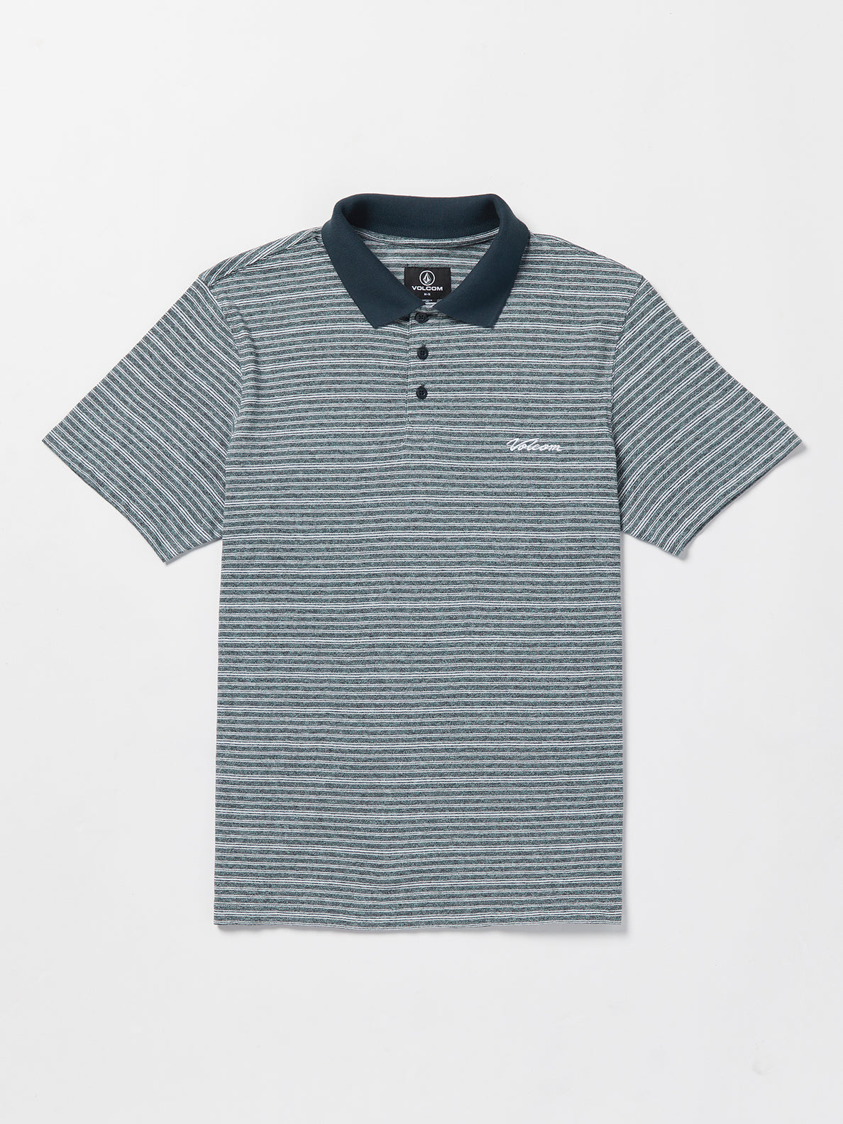 STATIC STONE POLO SS - NAVY (A0132300_NVY) [F]