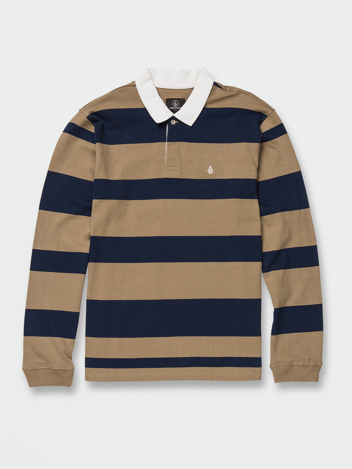 Sumpter Polo Long Sleeve Shirt - Khaki (A0332200_KHA) [B]