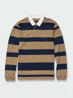 Sumpter Polo Long Sleeve Shirt - Khaki (A0332200_KHA) [B]