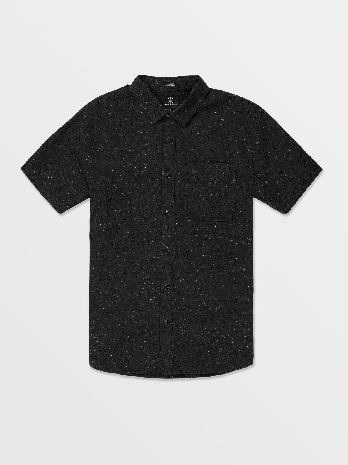Date Knight Short Sleeve Shirt - Black (A0412305_BLK) [F]