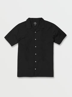 Baracostone Short Sleeve Shirt - Black (A0412312_BLK) [F]