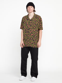 Stone Party Animals Short Sleeve Shirt - Military (A0422301_MIL) [23]