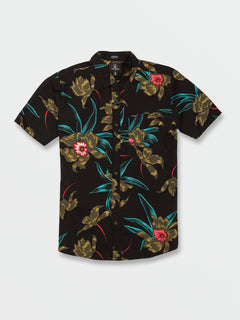 Island Time Short Sleeve Shirt - Black Combo (A0422306_BLC) [F]
