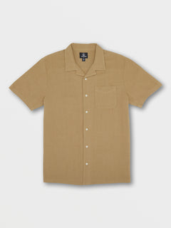 Hobarstone Short Sleeve Shirt - Sand Brown (A0422309_SND) [F]