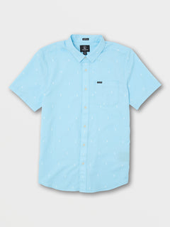 Salford Short Sleeve Shirt - Washed Blue (A0432201_WBU) [F]