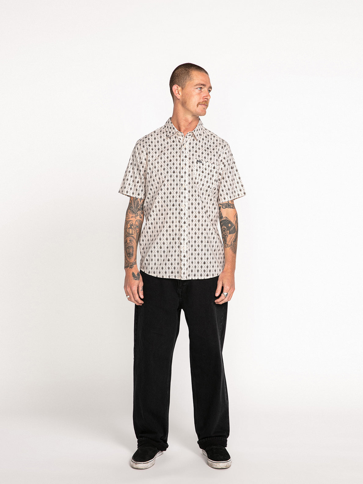 Viber Vison Short Sleeve Shirt - Whitecap Grey (A0432204_WCG) [B]