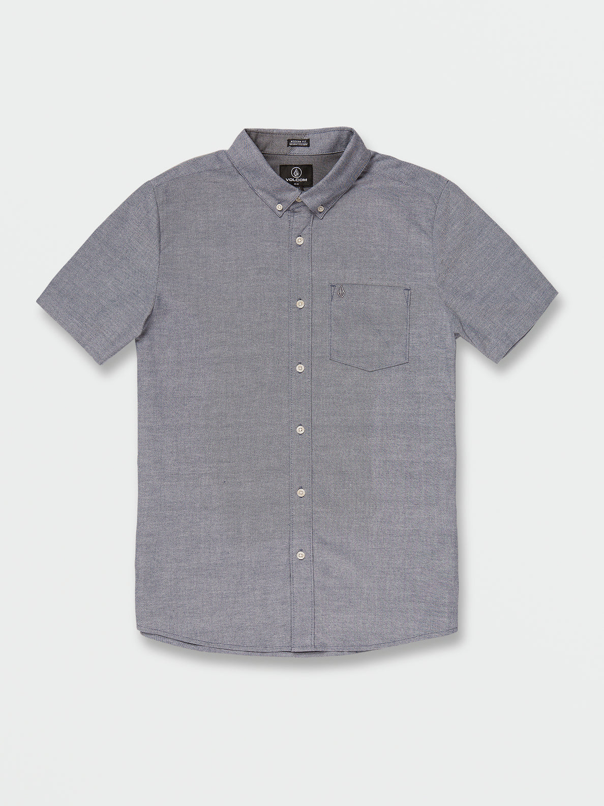 Everett Oxford Short Sleeve Shirt - Baja Indigo (A0432205_BAI) [F]