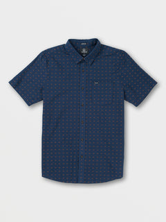 Stone Mags Short Sleeve Shirt - Navy (A0442203_NVY) [F]