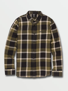Curwin Long Sleeve Flannel - Military