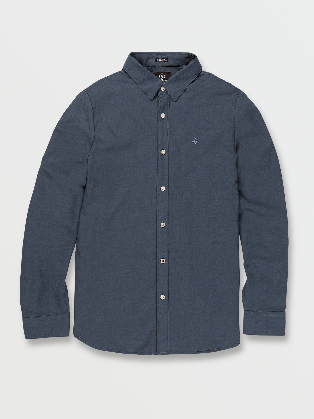 Oxford Stretch Long Sleeve Shirt - Marina Blue (A0511801_MRB) [F]