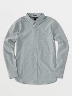 Oxford Stretch Long Sleeve Shirt - Storm Blue (A0511801_SRB) [F]