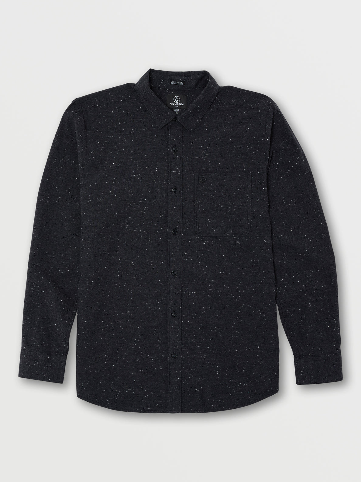 Date Knight Long Sleeve Shirt - Black (A0512302_BLK) [F]