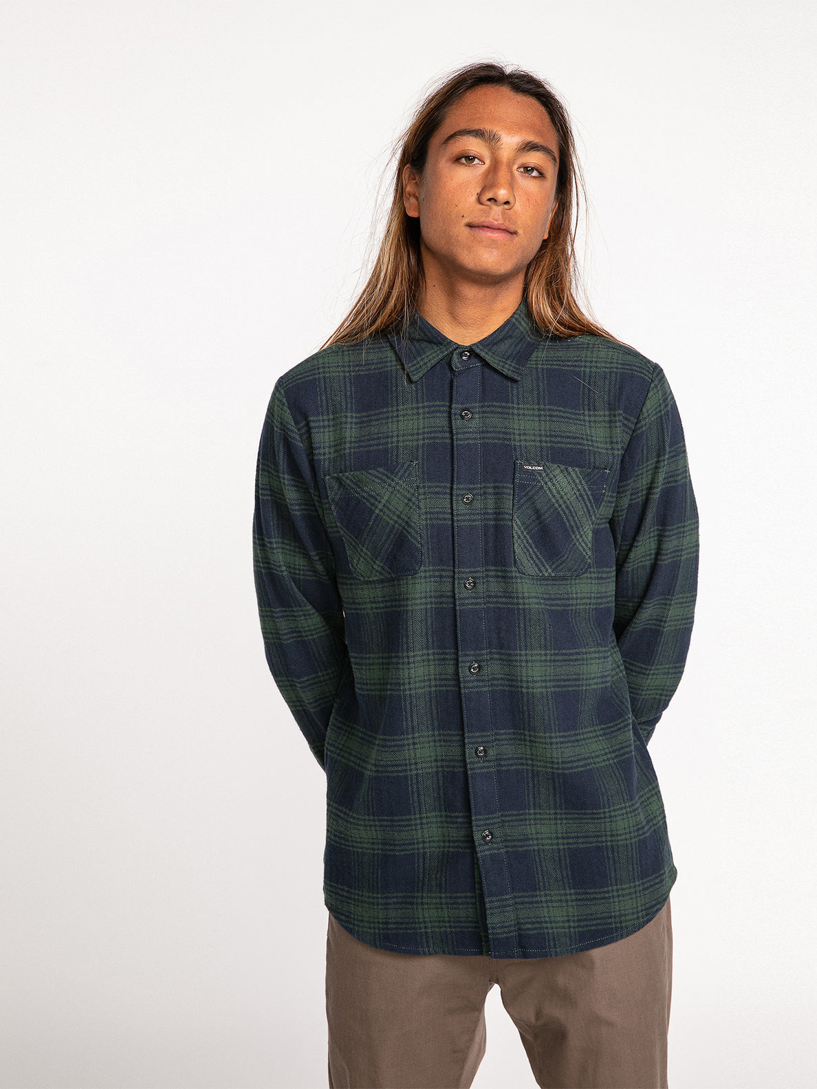 Tone Stone Long Sleeve Shirt - Cedar Green – Volcom Canada