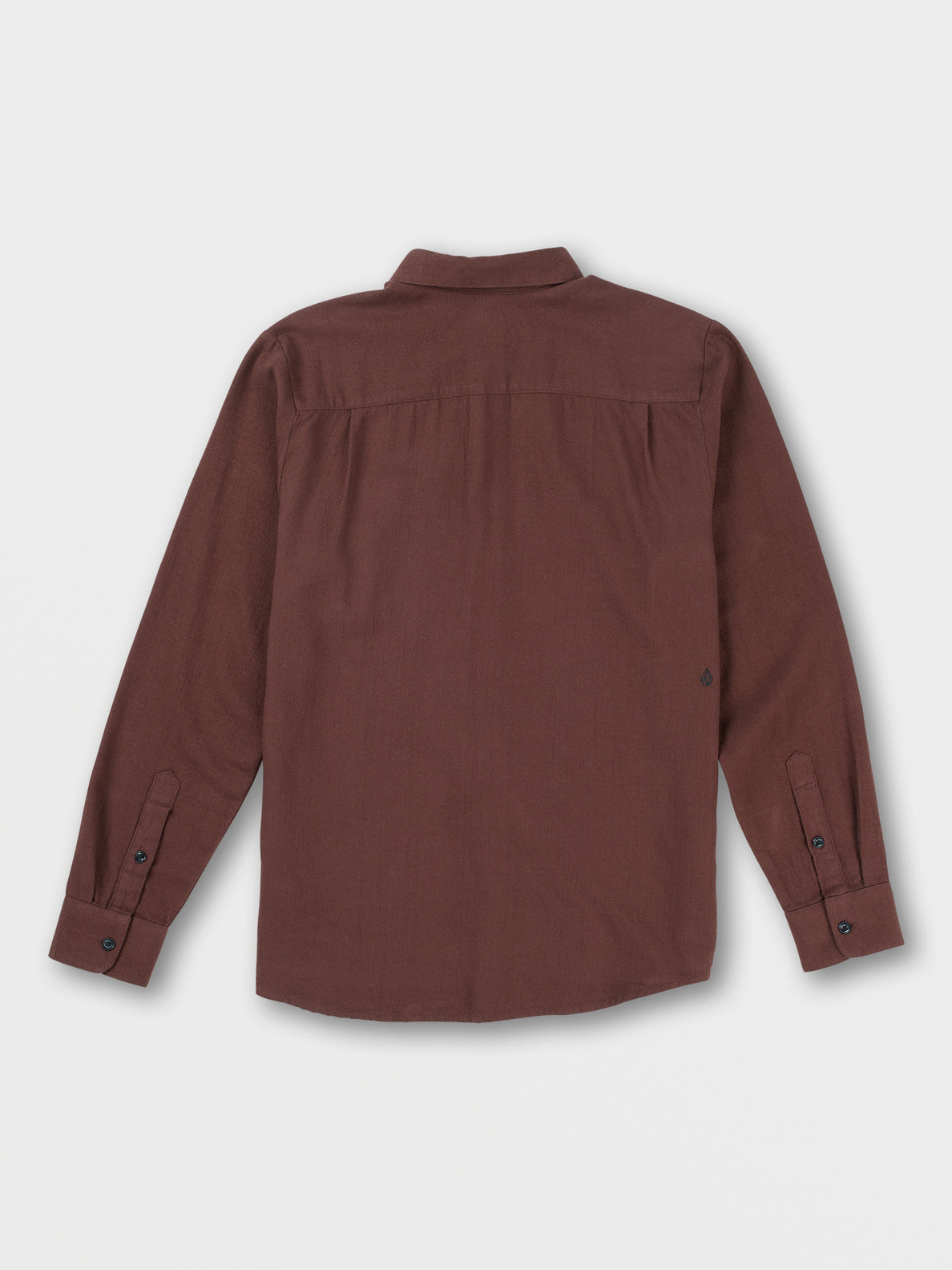 Caden Solid Long Sleeve Shirt - Mahogany (A0532204_MAH) [B]