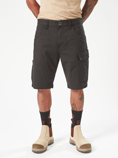 Volcom Workwear Caliper Work Shorts - Black (A0902001_BLK) [1]