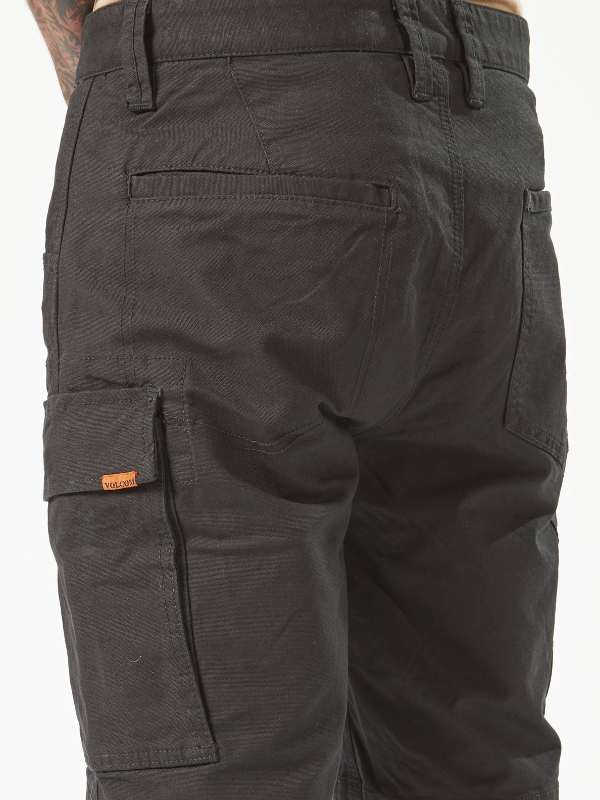 Volcom Workwear Caliper Work Shorts - Black (A0902001_BLK) [4]