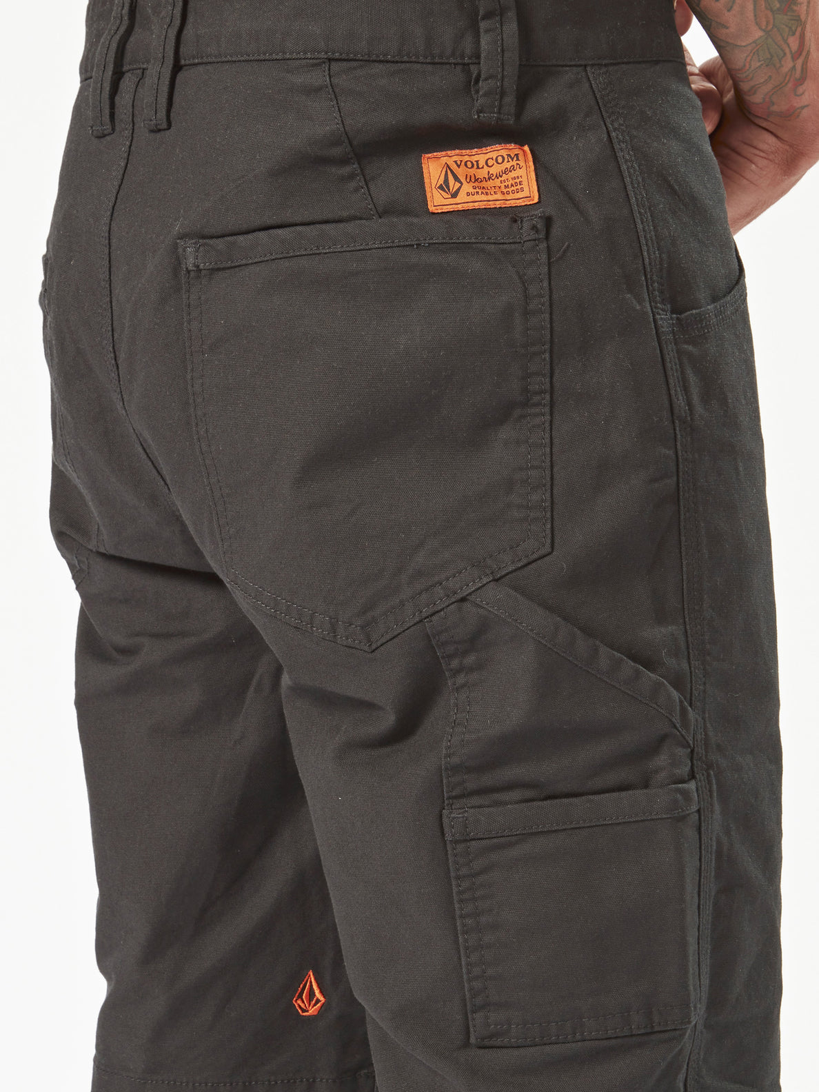 Volcom Workwear Caliper Work Shorts - Black (A0902001_BLK) [5]