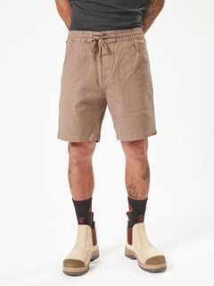 Volcom Workwear Caliper Elastic Waist Shorts - Brindle (A1002005_BNL) [1]