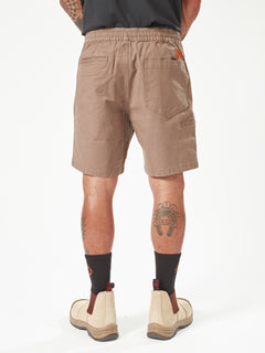 Volcom Workwear Caliper Elastic Waist Shorts - Brindle (A1002005_BNL) [B]