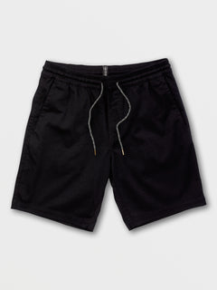Frickin Elastic Waist Shorts - Black (A1012304_BLK) [F]