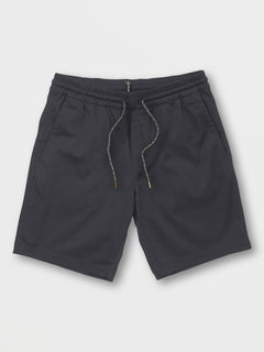 Frickin Elastic Waist Shorts - Charcoal (A1012304_CHR) [F]