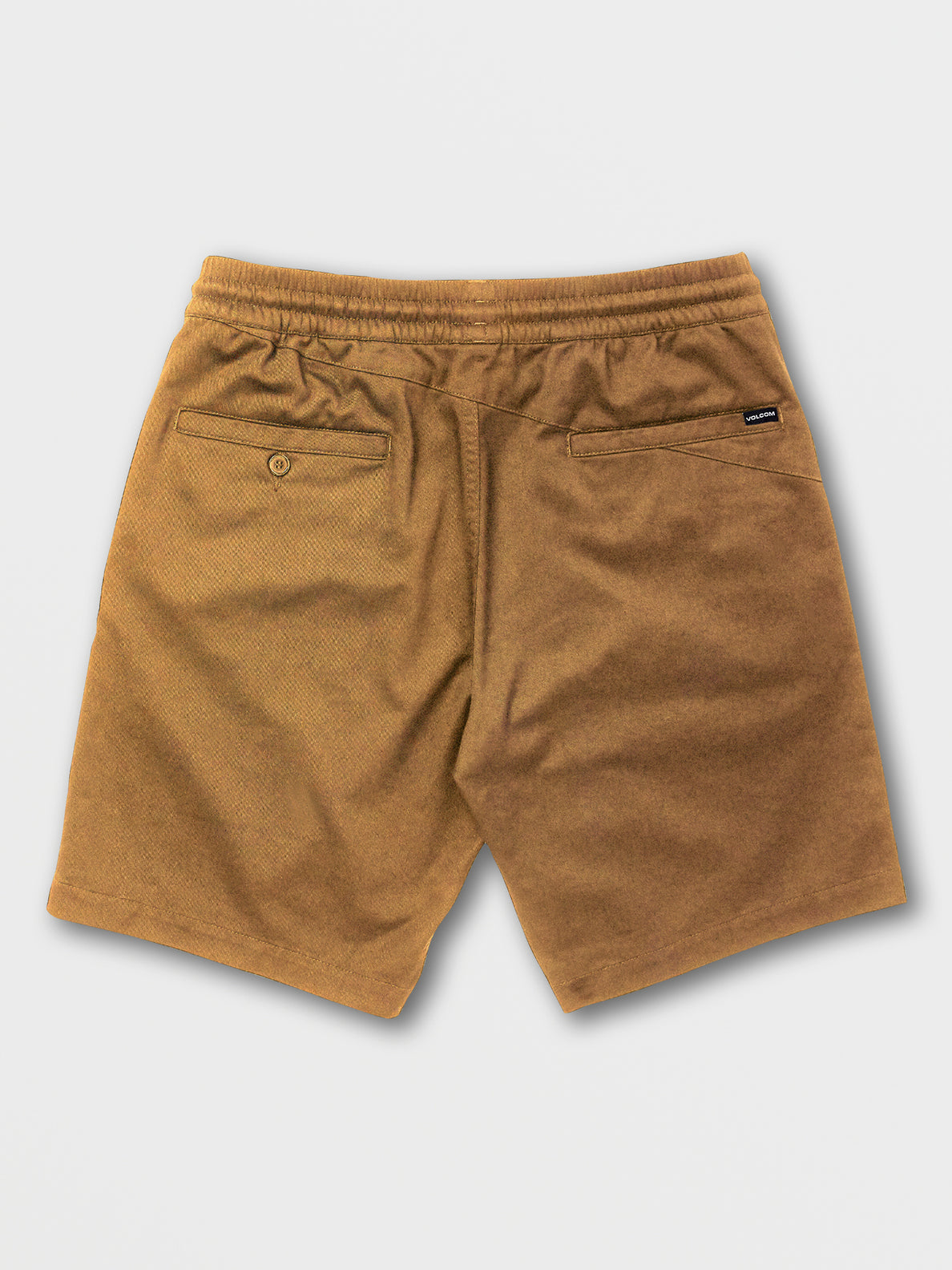 Frickin Elastic Waist Shorts - Dark Khaki (A1012304_DKA) [B]