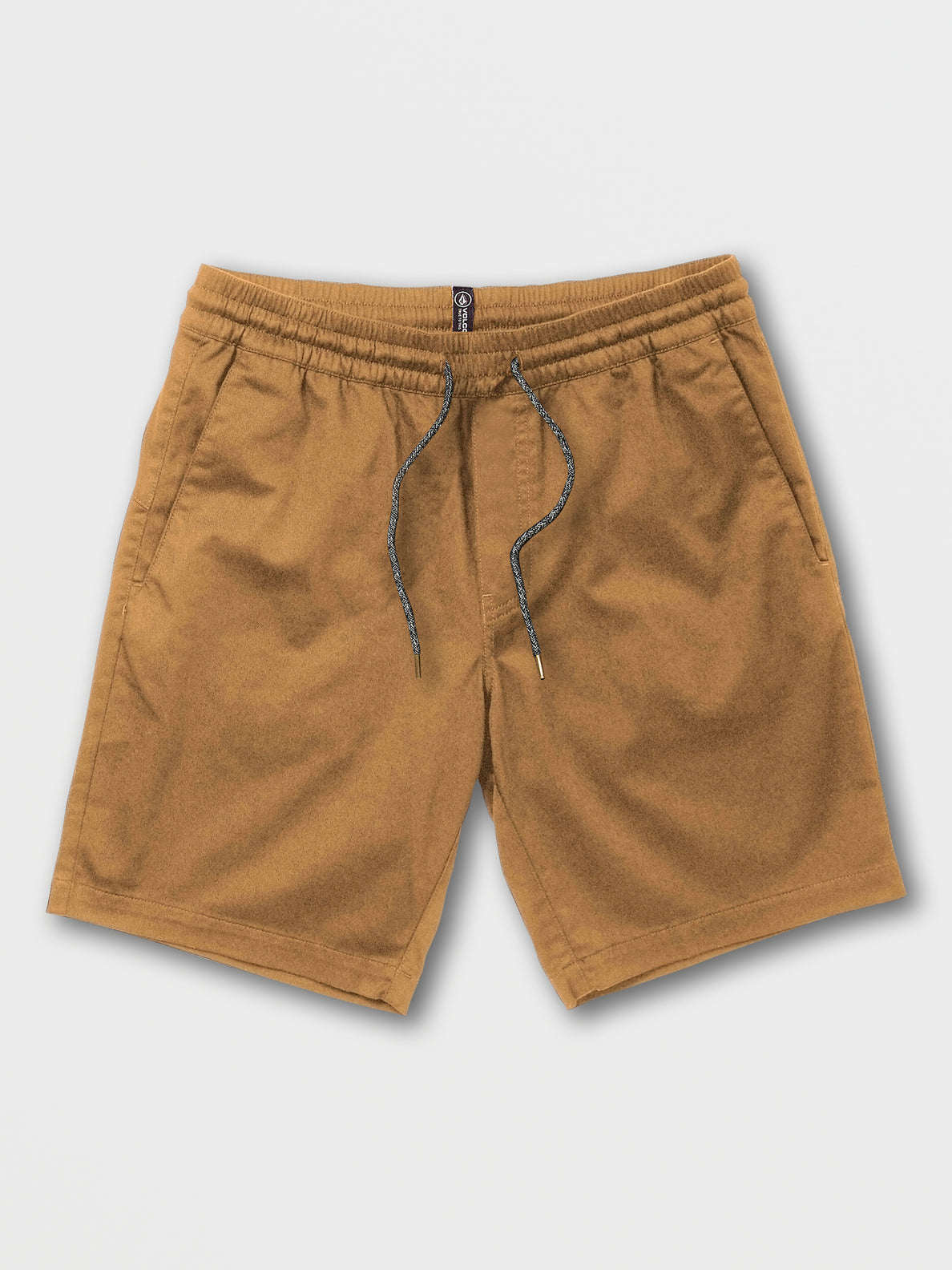 Frickin Elastic Waist Shorts - Dark Khaki (A1012304_DKA) [F]