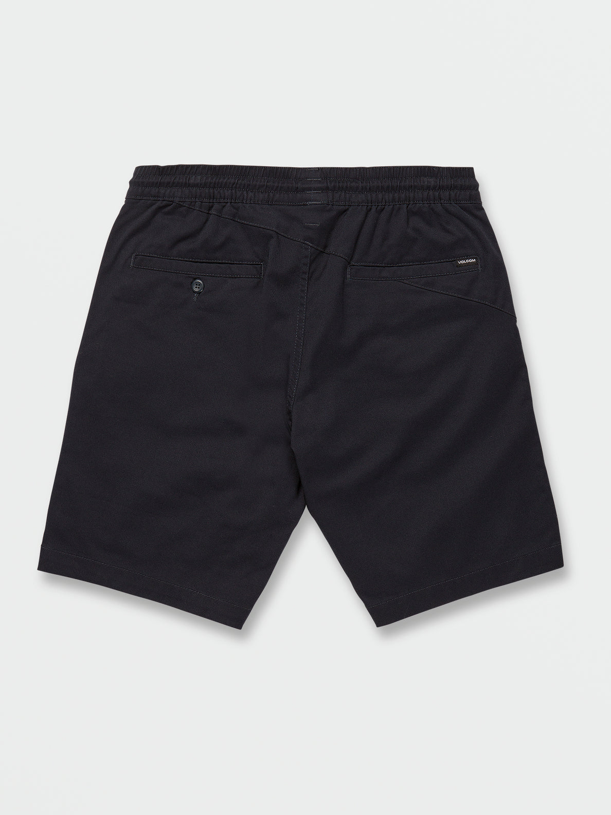 Frickin Elastic Waist Shorts - Navy (A1012304_NVY) [B]