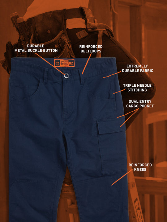 Volcom Workwear Caliper Pants - Navy