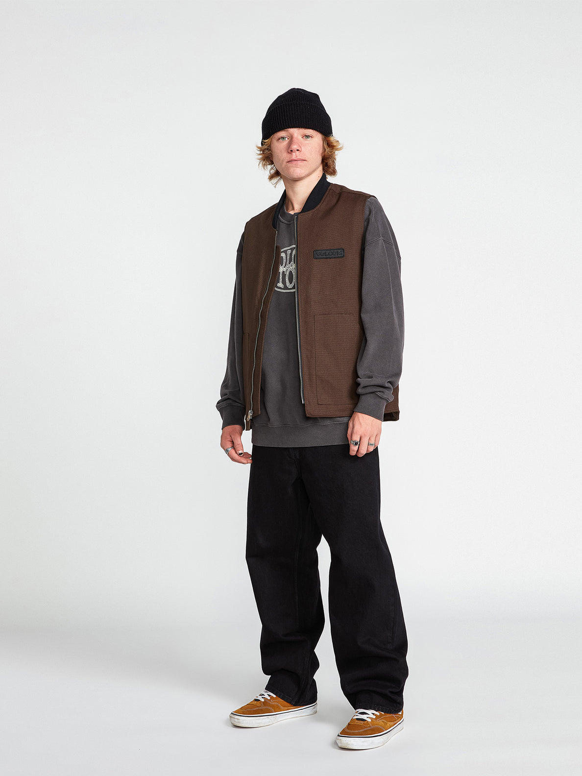 Skate Vitals Collin Provost Vest - Dark Brown (A1832202_DBR) [B]