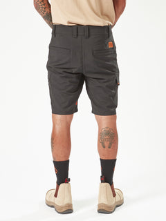 Volcom Workwear Slab Hybrid Shorts - Black (A3202000_BLK) [B]
