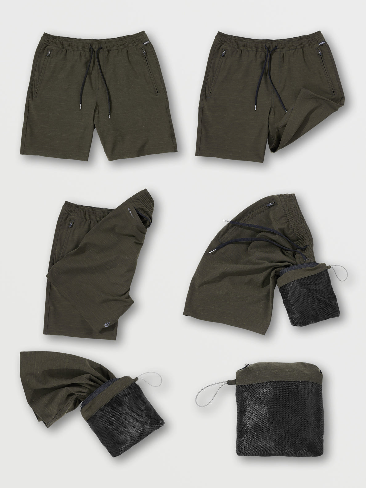 Wrecpack Hybrid Shorts - Black (A3212305_BLK) [10]