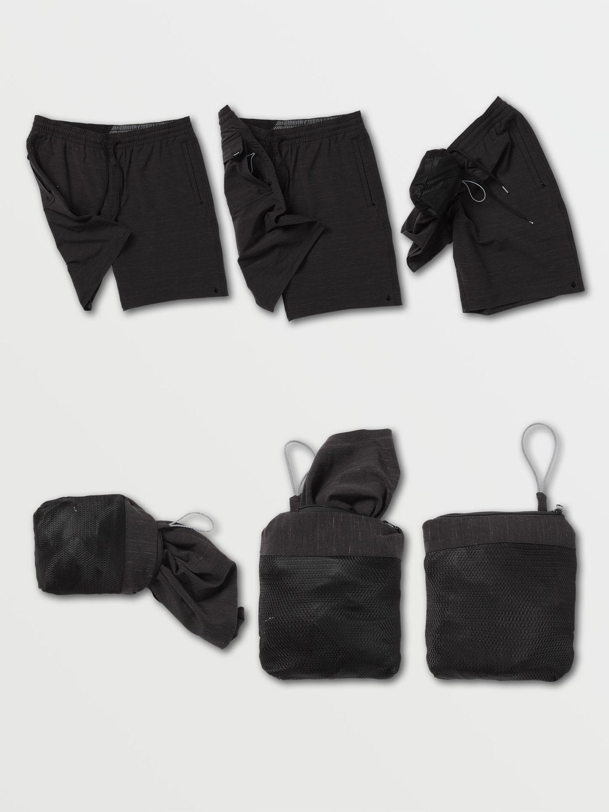 Packasack Lite Hybrid Shorts - Black