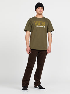 Double Take Short Sleeve Tee - Military (A3542202_MIL) [F]