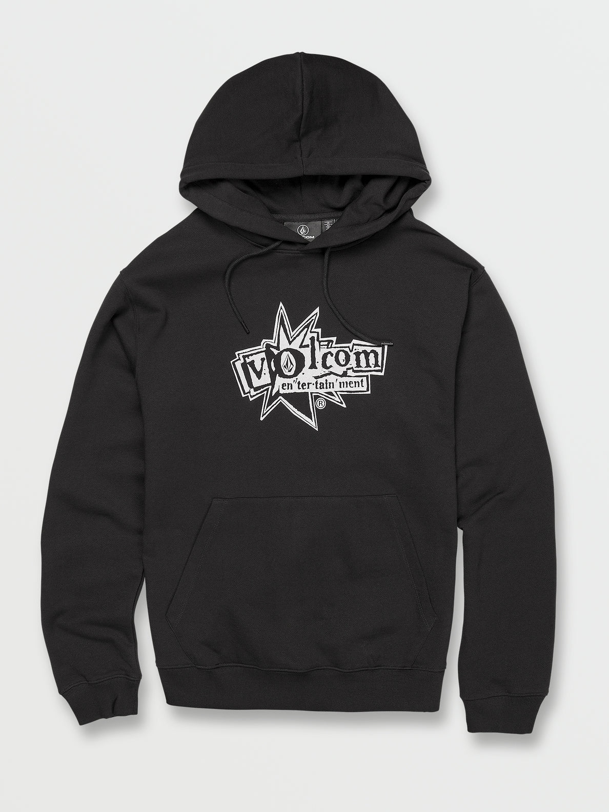 Volcom Entertainment Pullover Hoodie - Black (A4112302_BLK) [F]