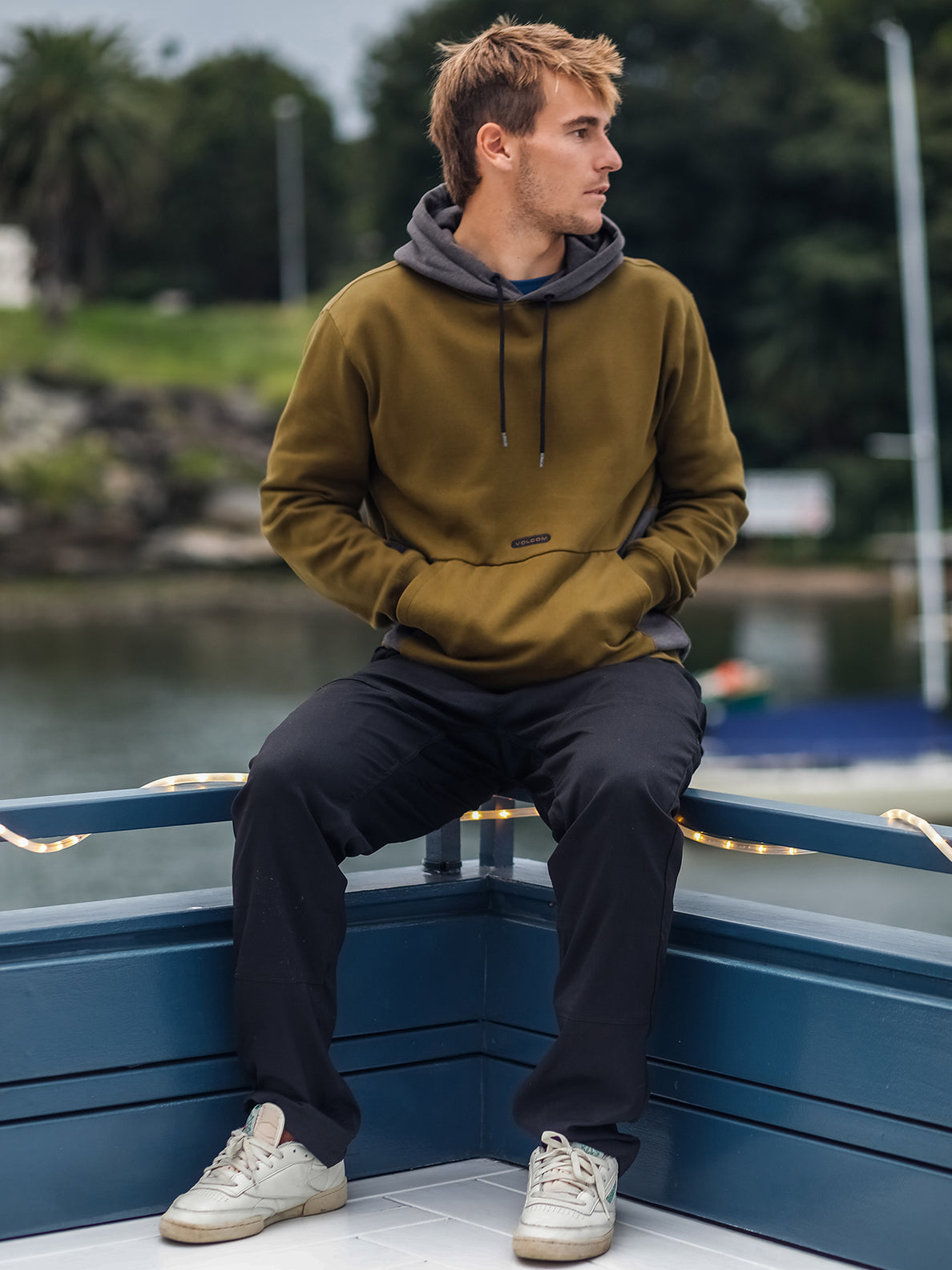 Forzee Pullover Hoodie - Service Green
