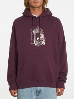 Featured Artist Vaderetro Pullover Hoodie - Mulberry (A4132207_MUL) [F]